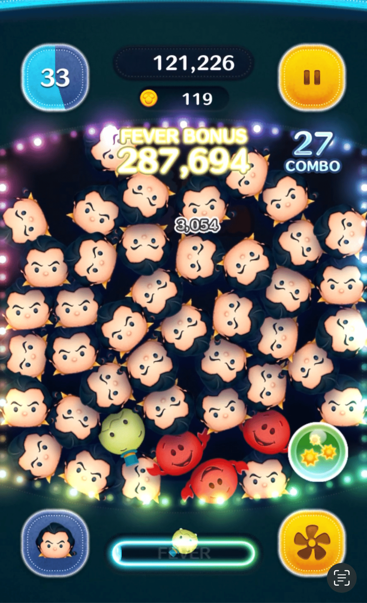 ツムツム ガストン ３つのコツ＆ あまり上手くない僕でもできたスキルループのやり方！｜いろは。