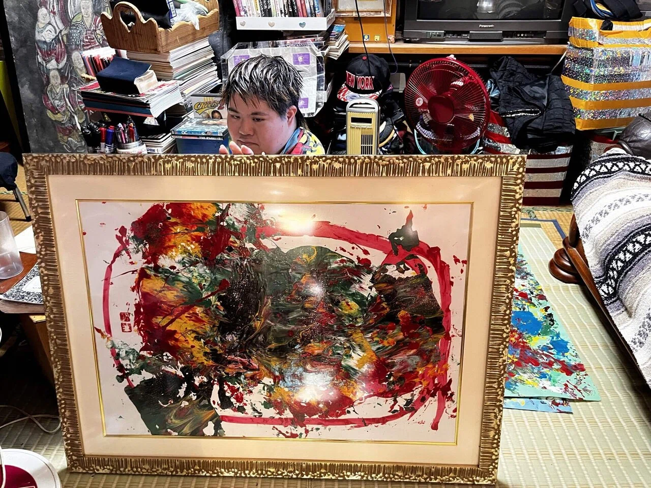 沖縄のピカソ小波津有希」幸運を呼ぶダウン症画家㊗️｜小波津智恵美