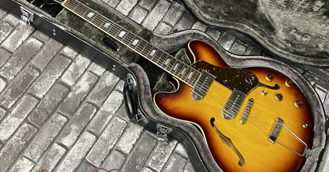 Epiphone Japan Casino Vintage 第15回ほぼ日刊デジマートにて｜タキタロウ｜ギターソムリエ