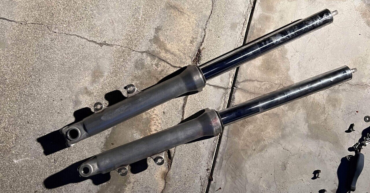 エイプ50】フロントフォークオーバーホール OHキットはヤフオク
