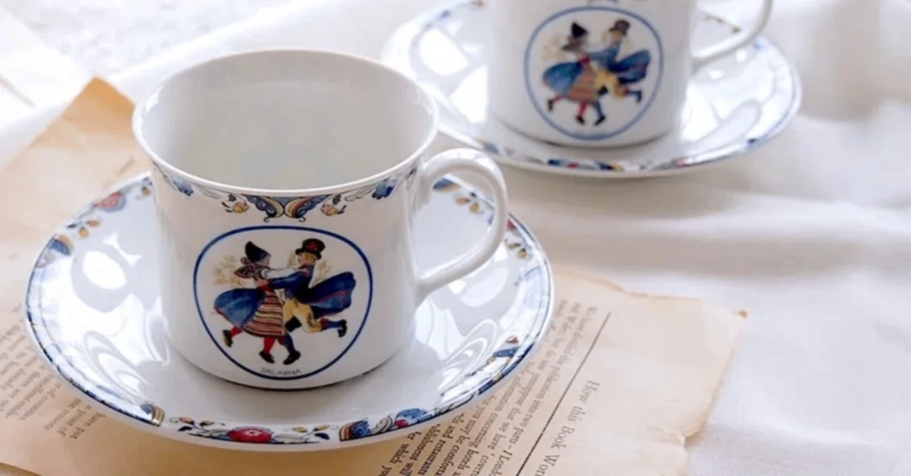 Antique vol.3｜Rörstrand Swedish National Costumes cup & saucer