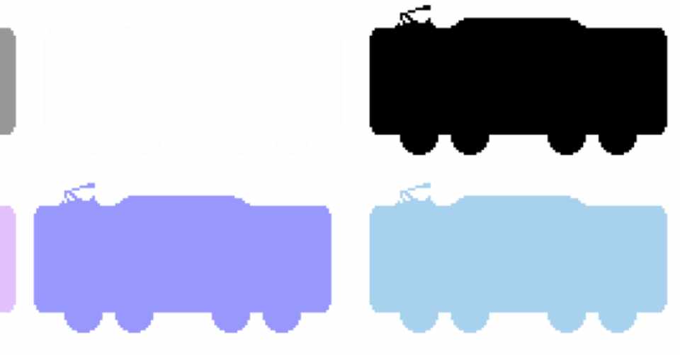 フリー素材 電車のドット絵 Jade Note