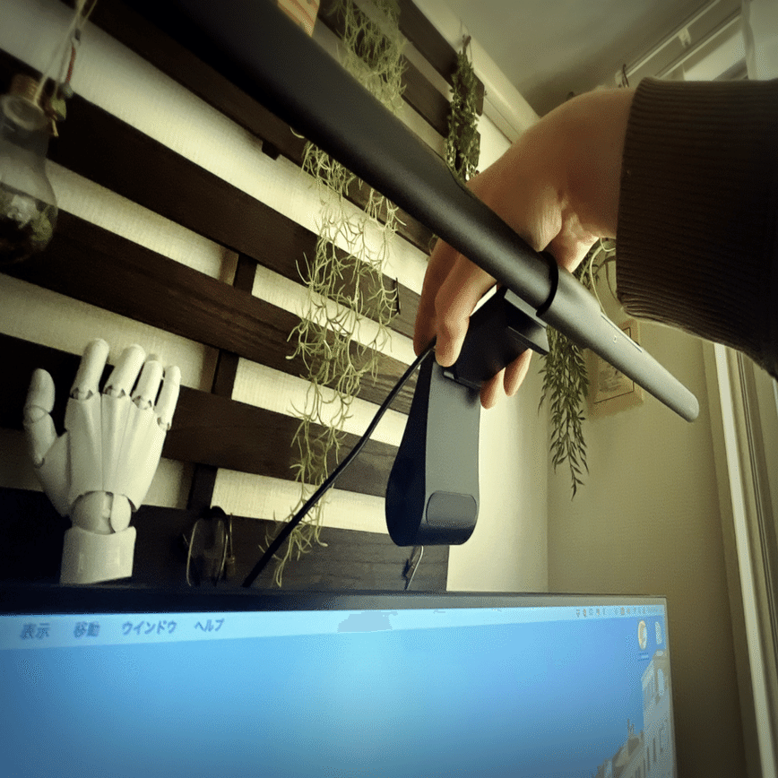 新品未開封　BenQ ScreenBar Pro ブラック　値下げ交渉⭕️ モニターライトはBenQだけじゃなかったよ｜ﾌﾙｲﾁ