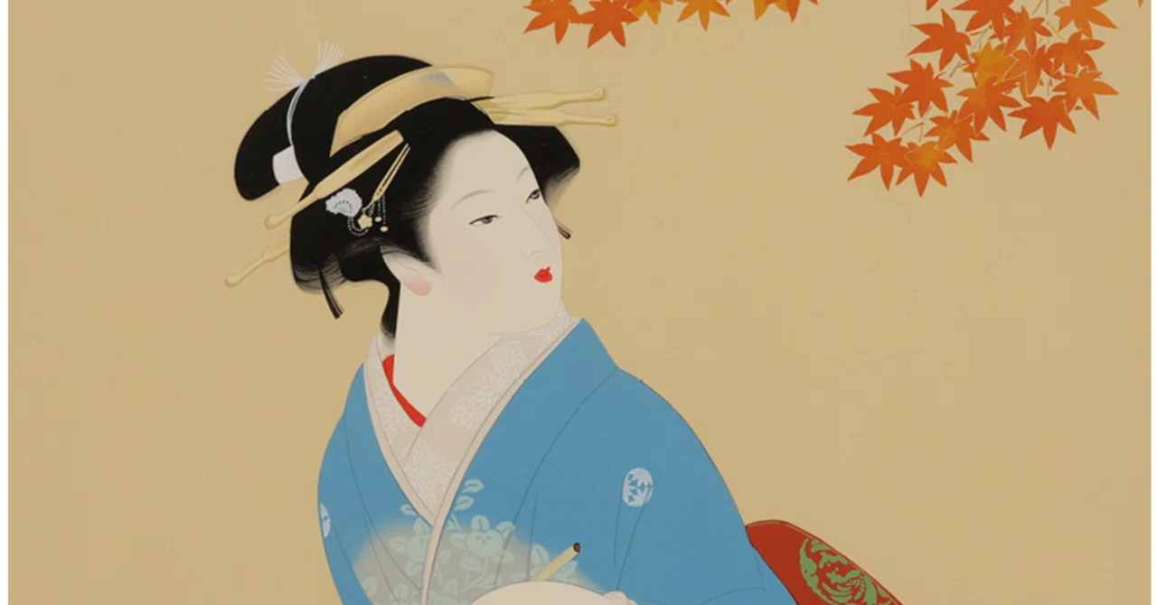 他の方発送×上村松園【しぐれ】京美術院シルクスクリーン380限定 上村松園】 版画 / シルクスクリーン 「しぐれ」 査定 買取 致します