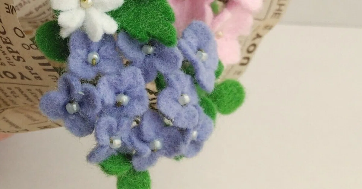 フェルトフラワー お花屋さんごっこをしよう！｜omoituita