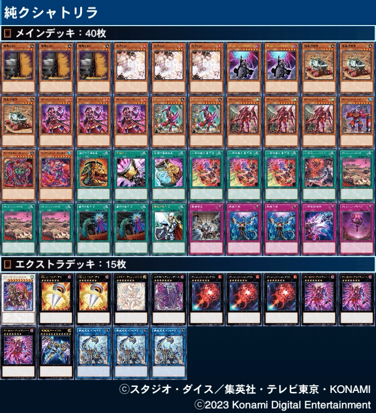 遊戯王MD】クシャトリラに十二獣と斬機と勇者を混ぜてみました。｜うに