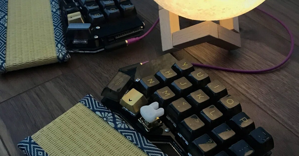 GRIN TYPE-R 浮かべる keyboard 自作キーボード osume