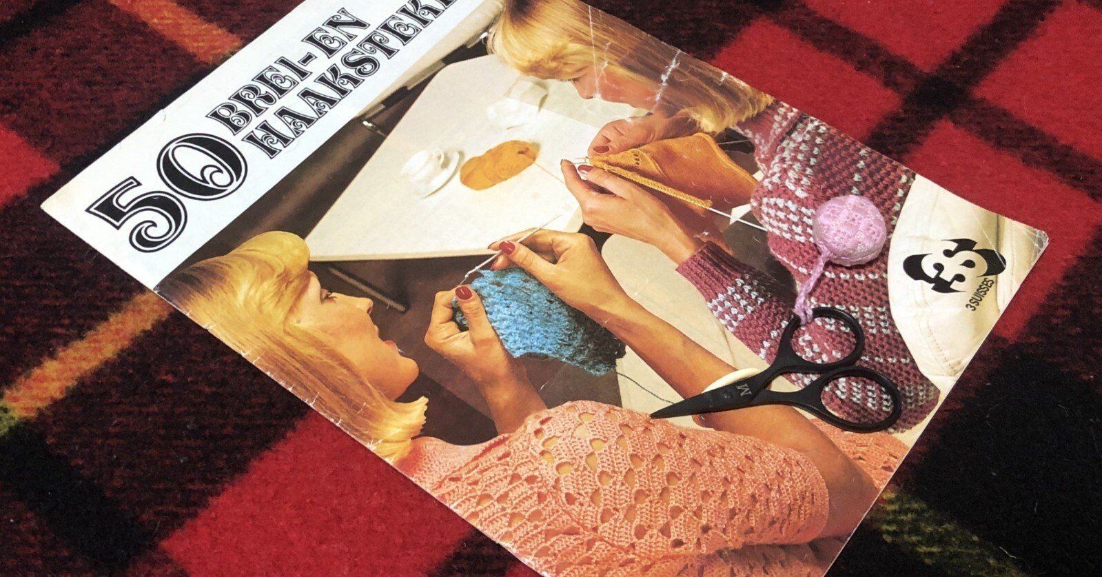 手芸古洋書】50の編み物とかぎ針編み（50 BREI-EN HAAKSTEKEN