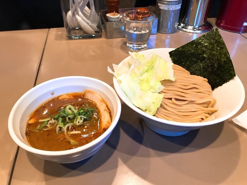 海老 つけ麺 新宿