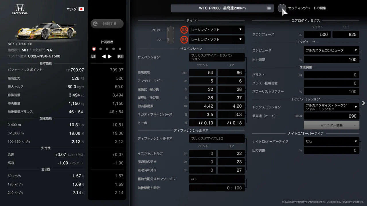 Gran Turismo 7 Setting Blog #2｜盛重 鋼鉄也（もりしげ はがね）
