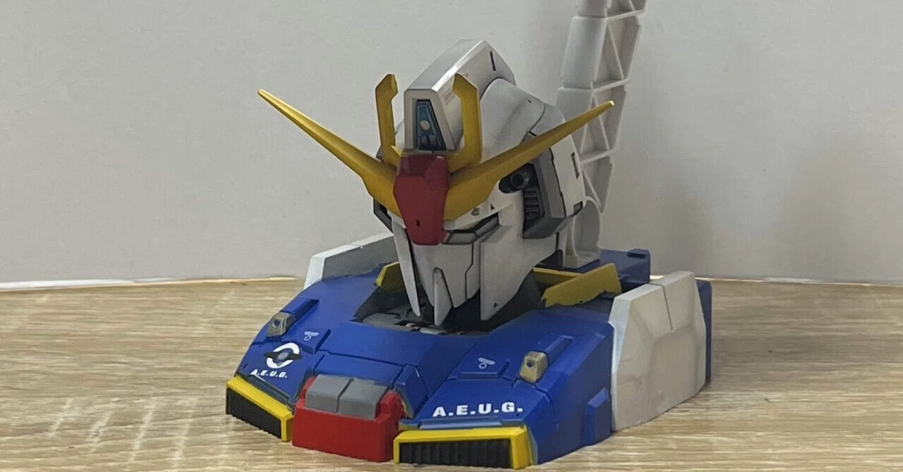 制作記】Zガンダムヘッドディスプレイベース｜スノやん@ガンプラドラマー