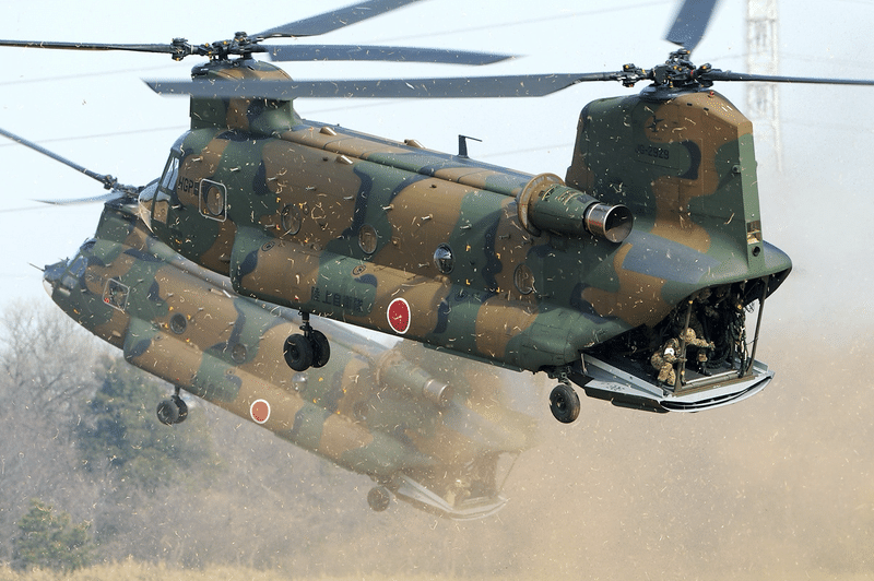 CH-47JA輸送ヘリコプター