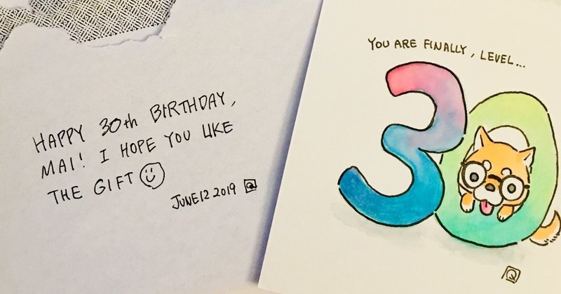 一生忘れない30歳の誕生日 Mai Note 一生忘れない30歳の誕生日 Mai Note