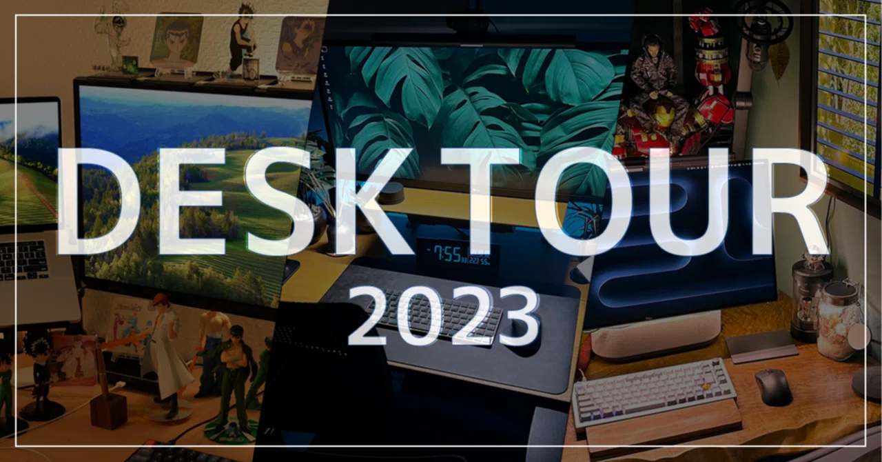 🎮オタク会社デザインチームの「デスクツアー2023」|viviON Design
