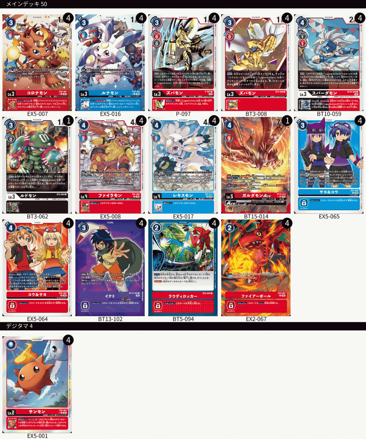 制限】【 12／28更新】【デジモンカードゲーム】デッキ紹介 銀河