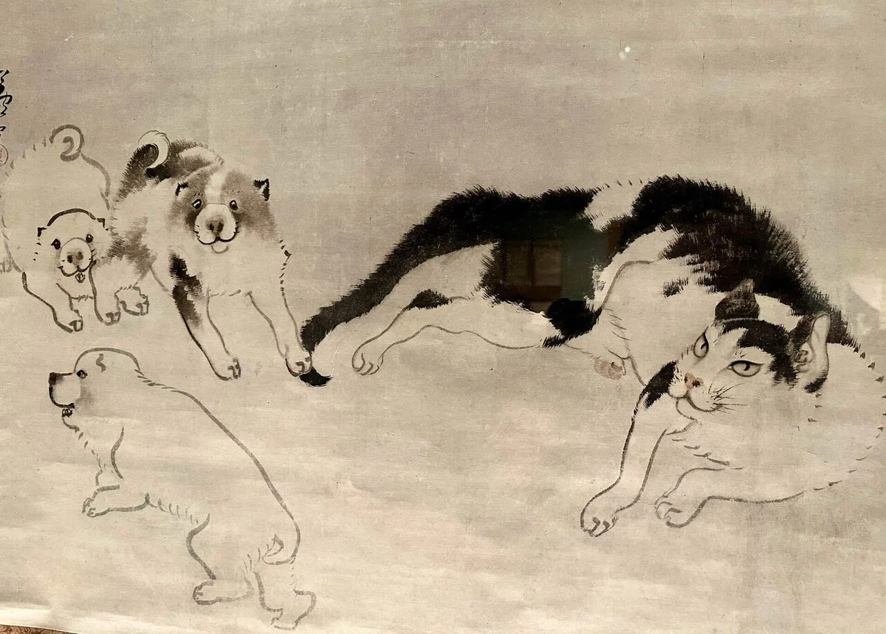 福田美術館（嵐山）の仔犬たちにほっこり。｜ittoko