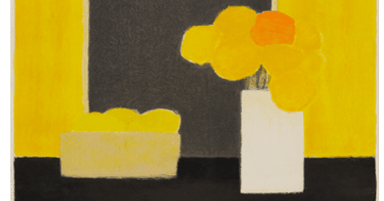 ベルナール・カトラン】 版画 /リトグラフ「レモンのかごのある静物