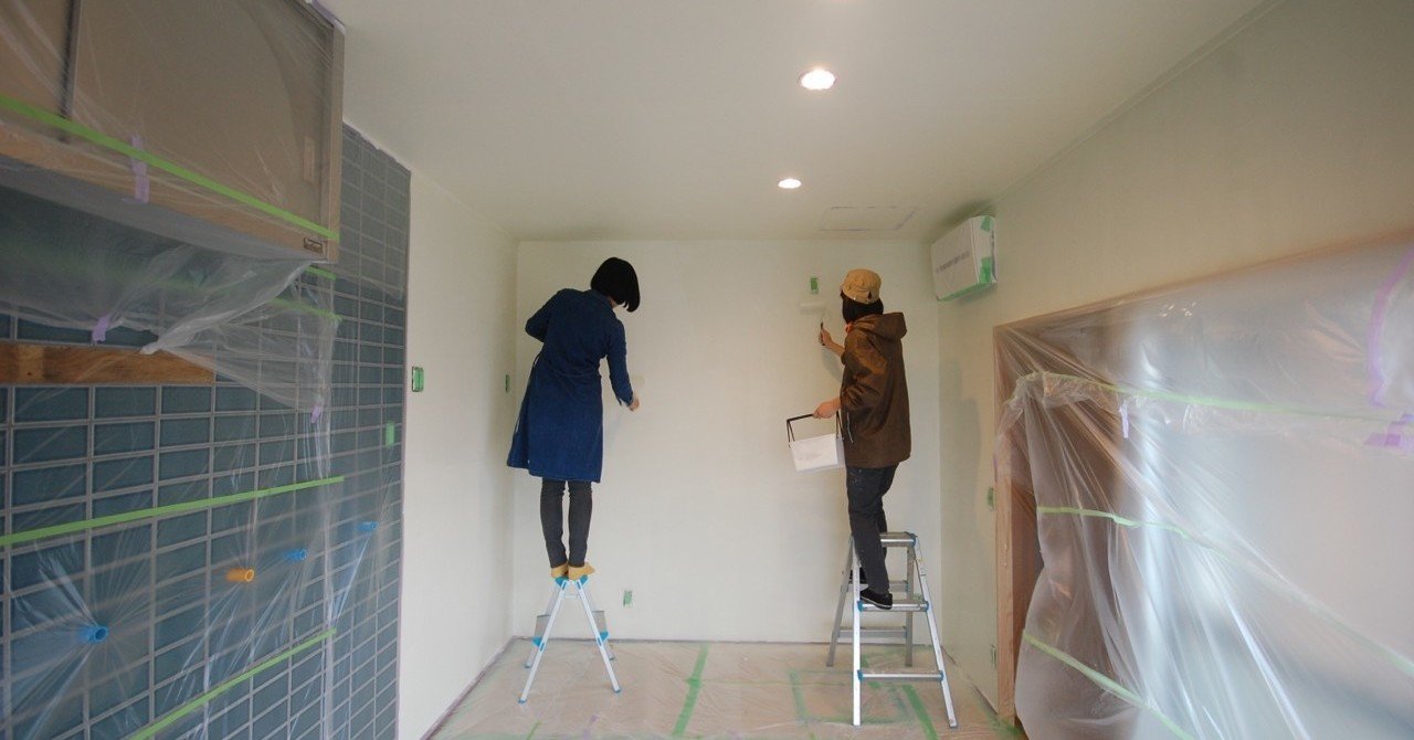壁に絵を描くかのごとく ペンキ塗りdiy 渡辺正寿 えんがわ商店 Note 壁に絵を描くかのごとく ペンキ塗りdiy 渡辺正寿 えんがわ商店 Note