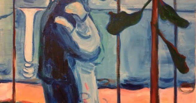 月を眺める ‐ムンクの絵画から‐｜ともしび