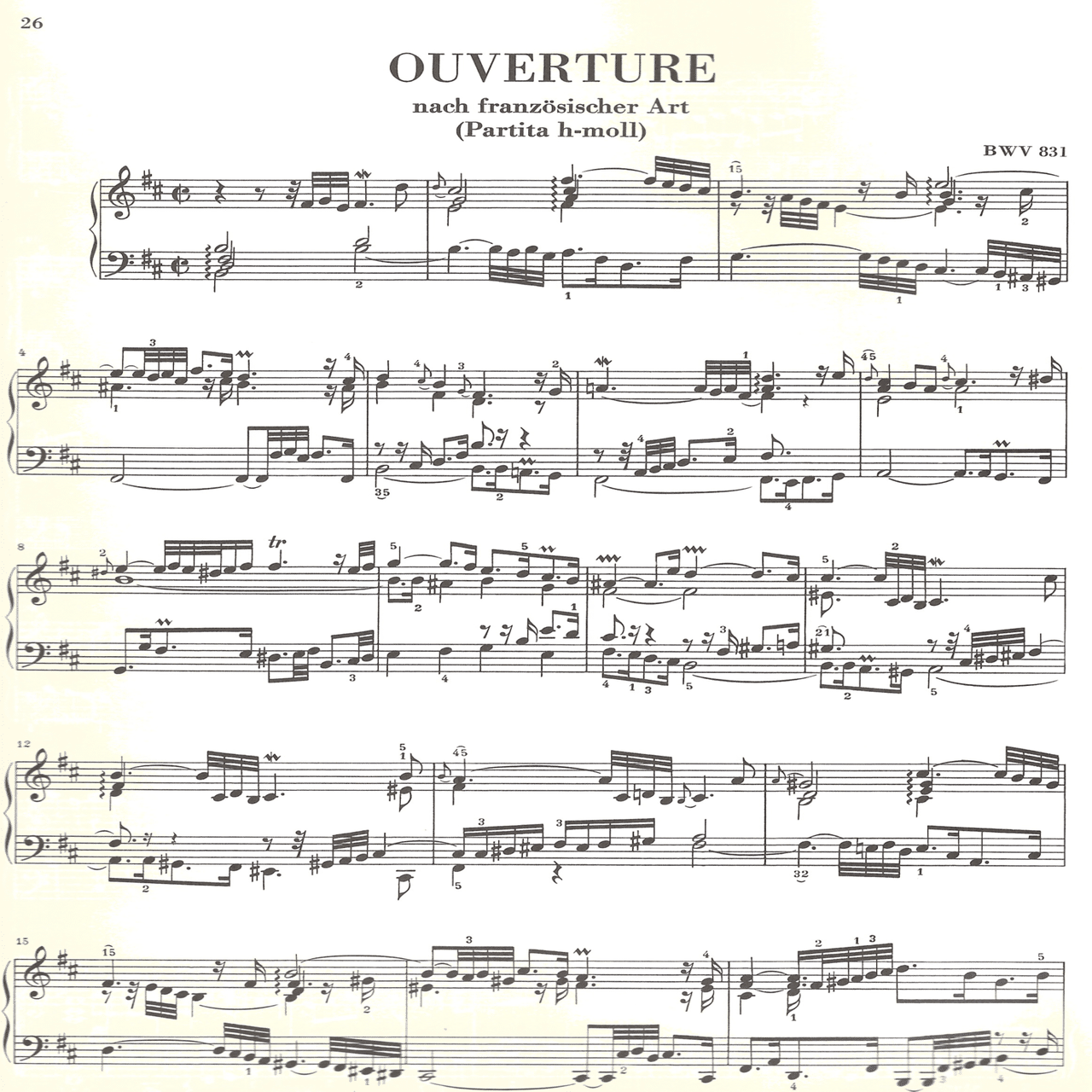 徒然日記20231214/🎹【ピアノ】J.S.バッハ/フランス風序曲 ヘンレ版