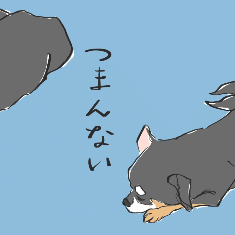 退屈な犬