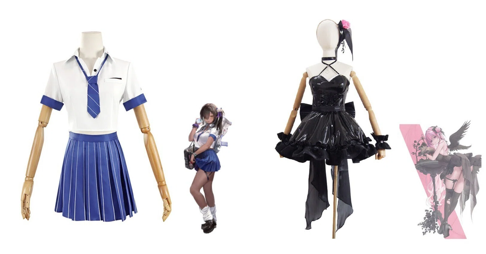 送料無料！！勝利の女神:NIKKE ドロシー マルチャーナ ナガ コスプレ