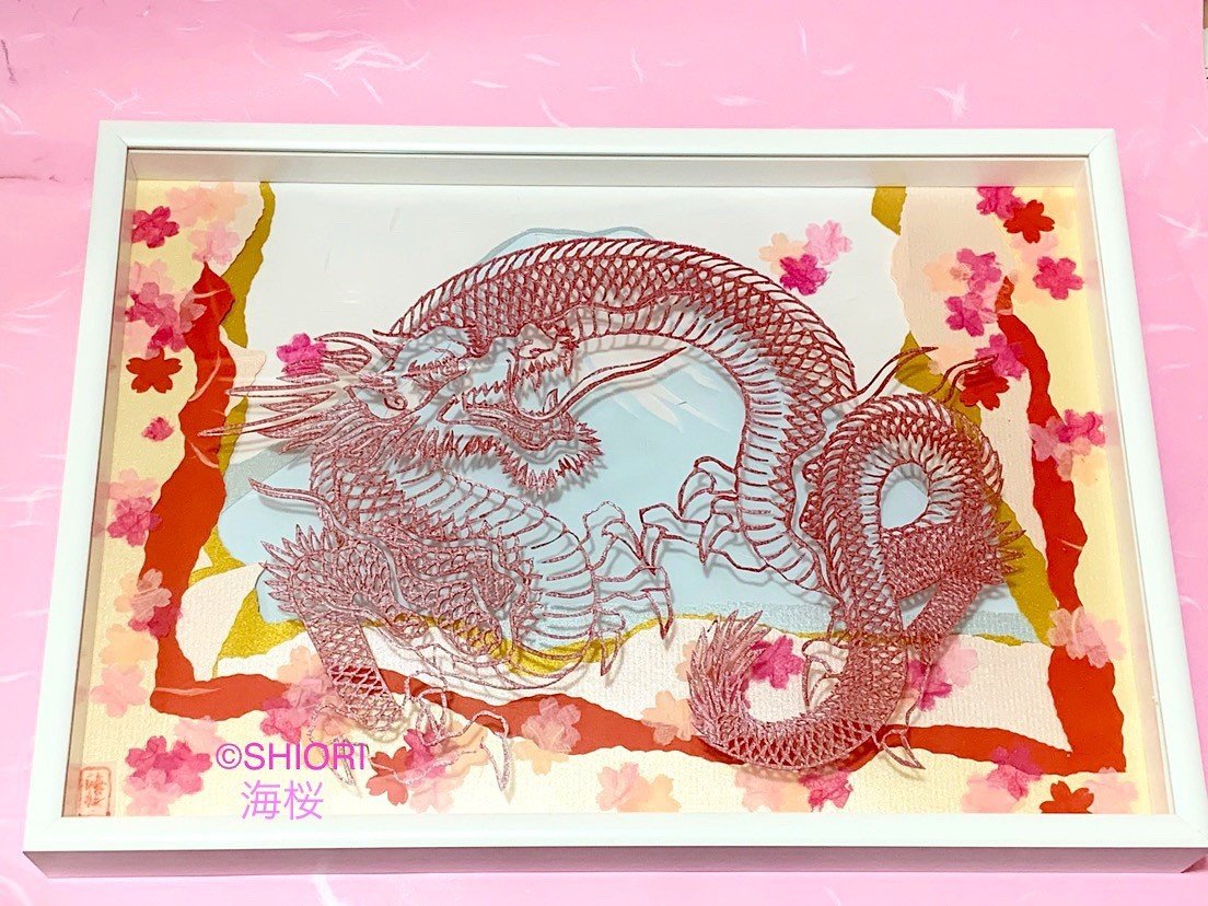 鉛筆画 アレンジアート などなど 色鉛筆画 海桜 半紙切り絵作家 Note