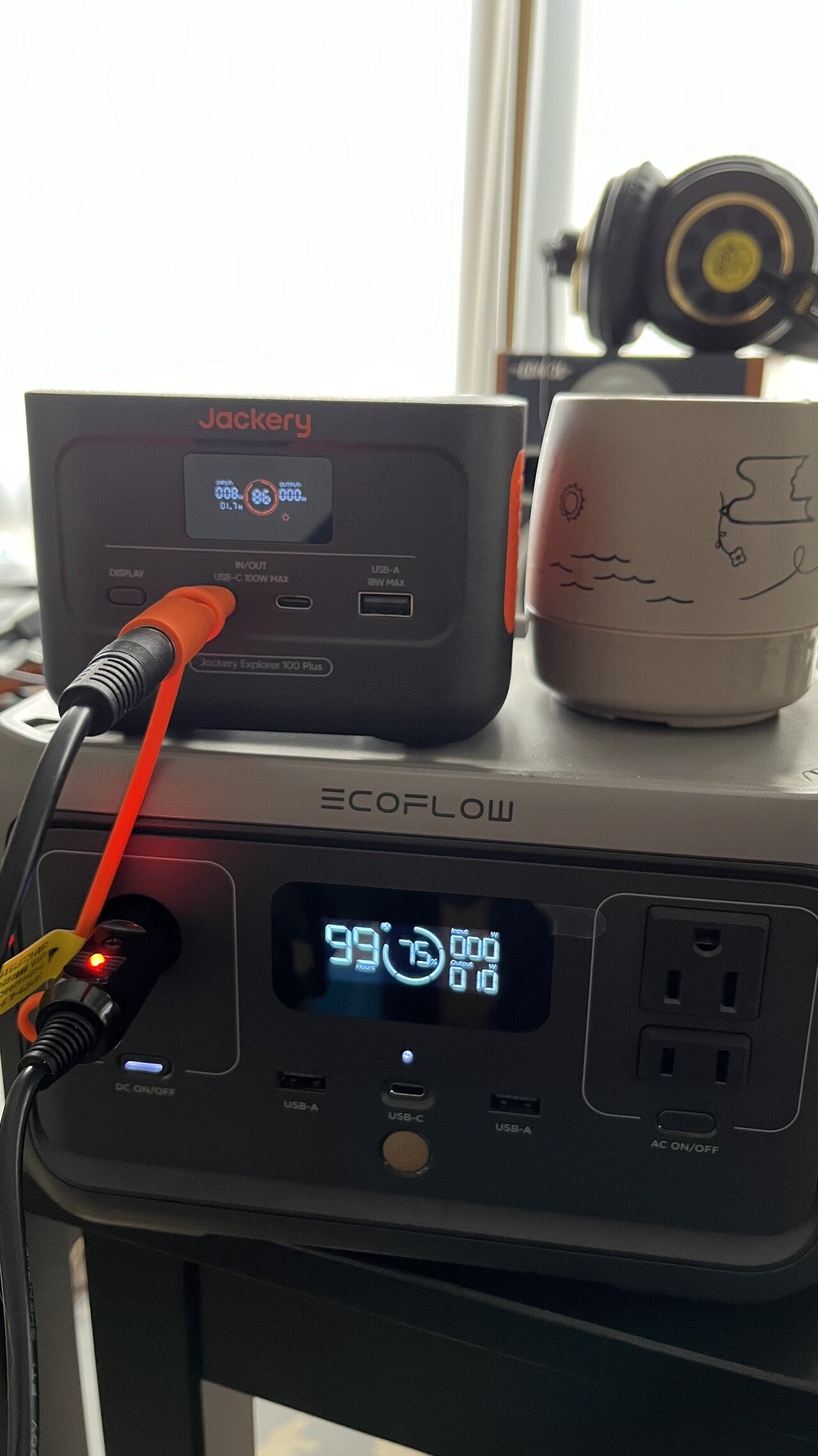 Jackery e500 充電 MacBook