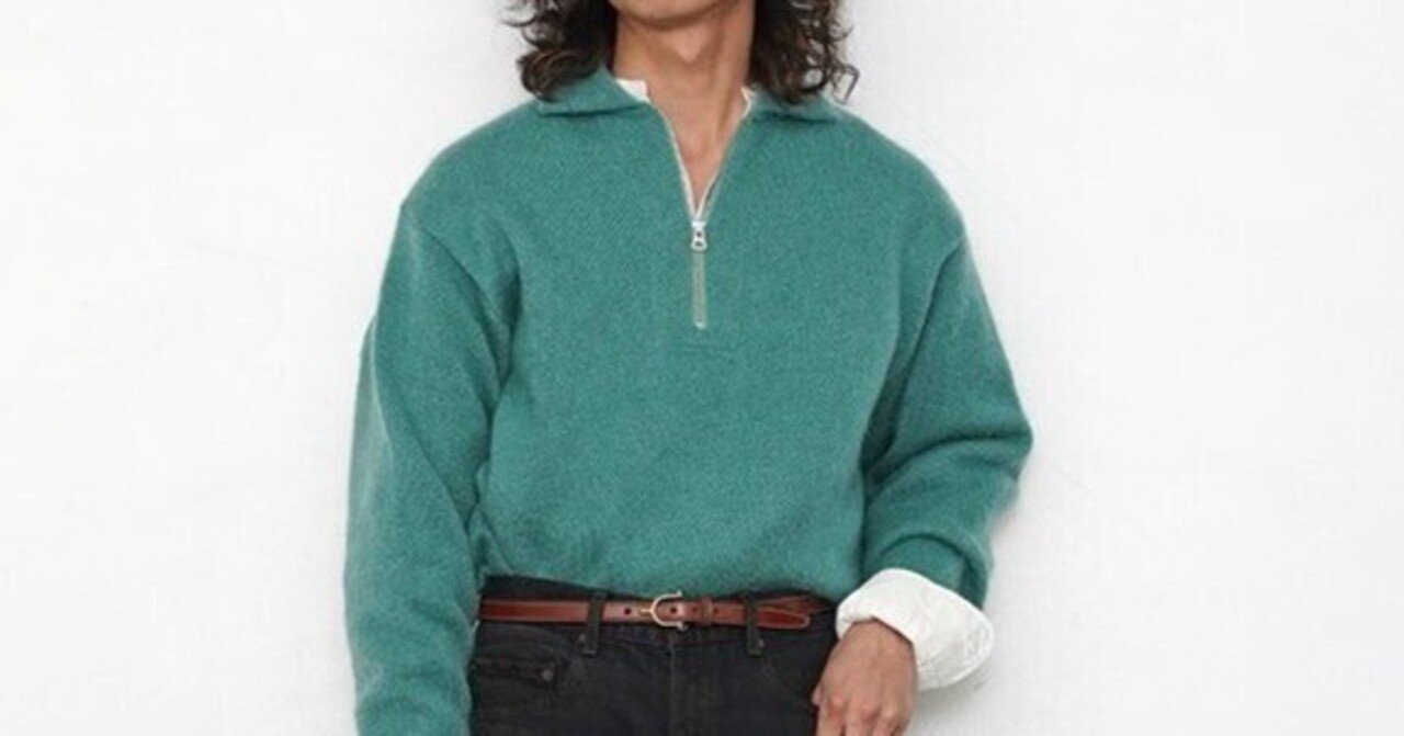 MEIAS メイアス ハーフジップモヘヤニット 2023 A/W】【MEIAS メイアス】SUPER KID MOHAIR ZIP PULL OVER｜THIRTY