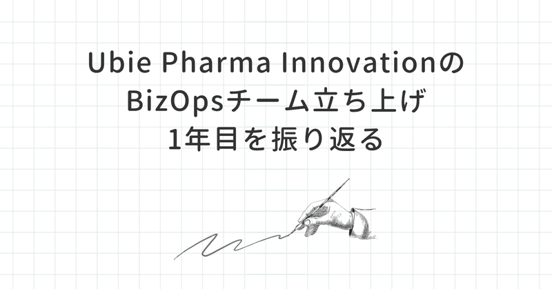 Ubie Pharma InnovationのBizOpsチーム立ち上げ1年目を振り返る #BizOpsアドカレ