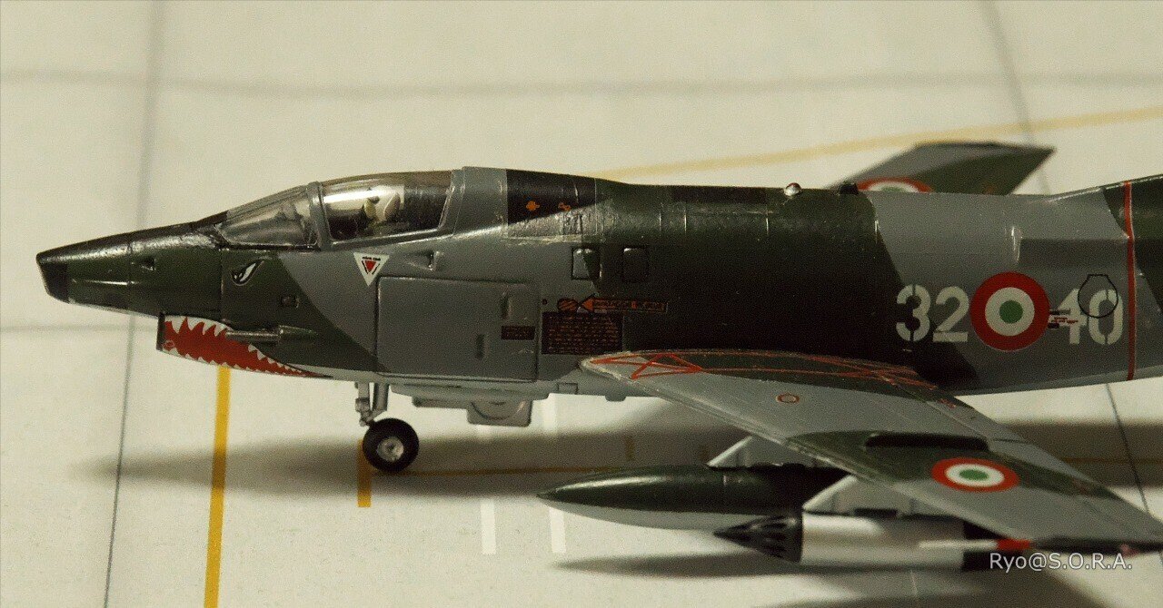 プラモデル製作記 マッチボックス 1/72 アエリタリア G-91Y｜Ryo@S.O.R.A.
