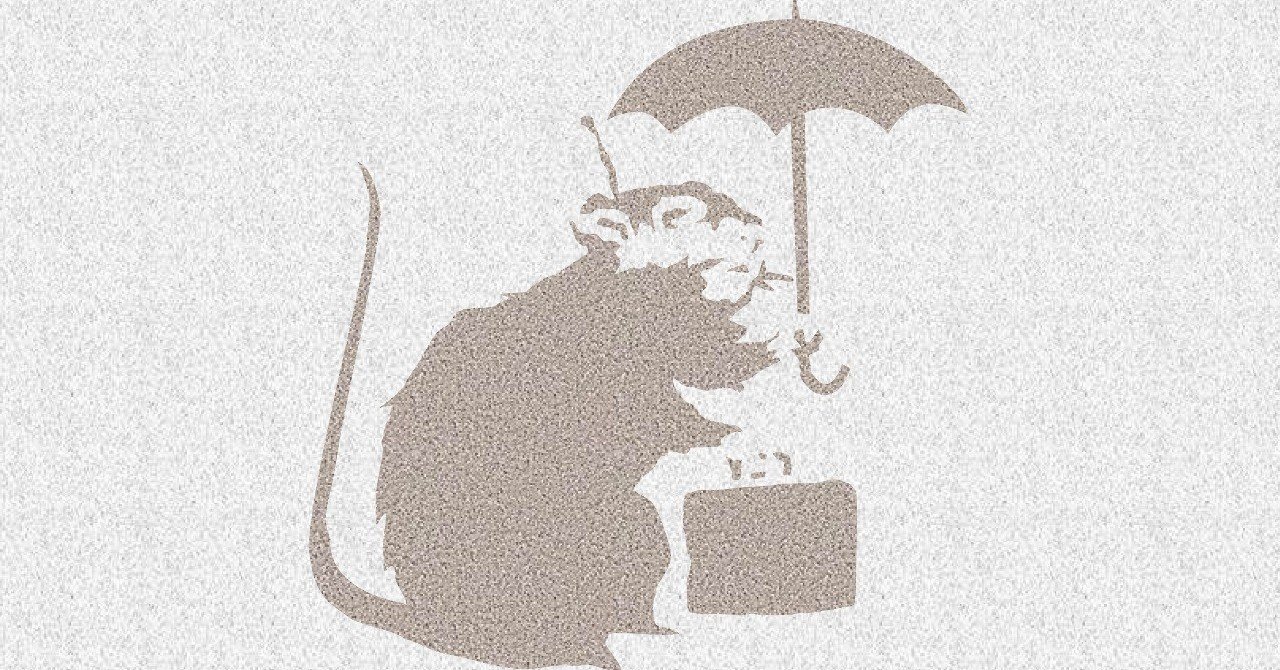 油絵　ネズミ ネズミ原画 動物アートワーク 油絵 - ショップ ArtLizzi ウォールデコ