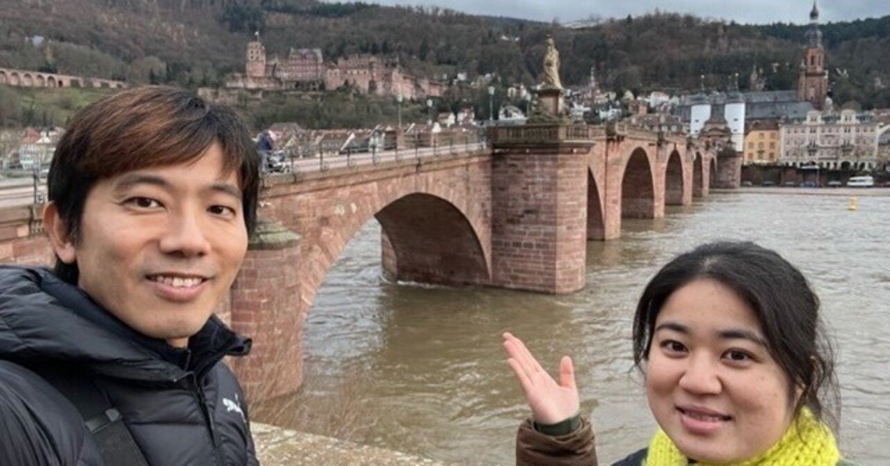 Day189 ドイツ ハイデルベルク 川沿いの美しいお城と旧市街を