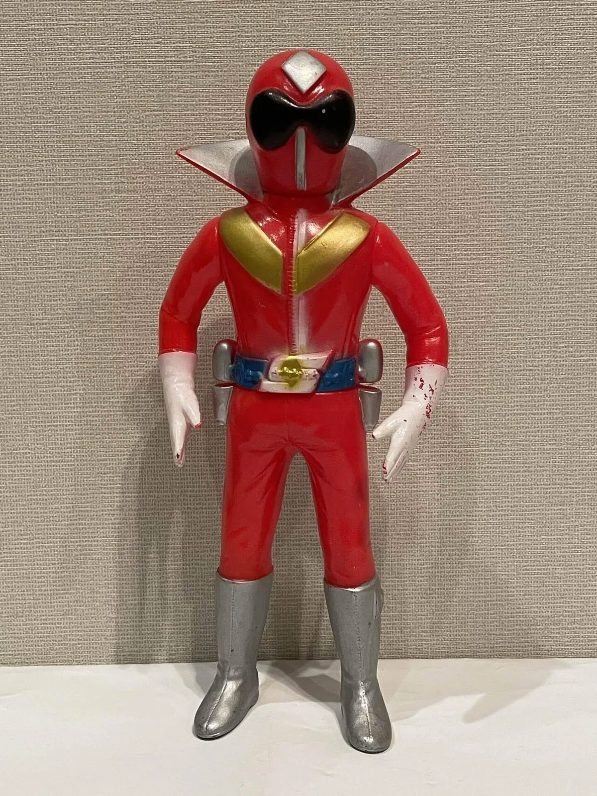当時物 旧バンダイ アカレンジャー ソフビ （当時物 旧バンダイ 秘密 