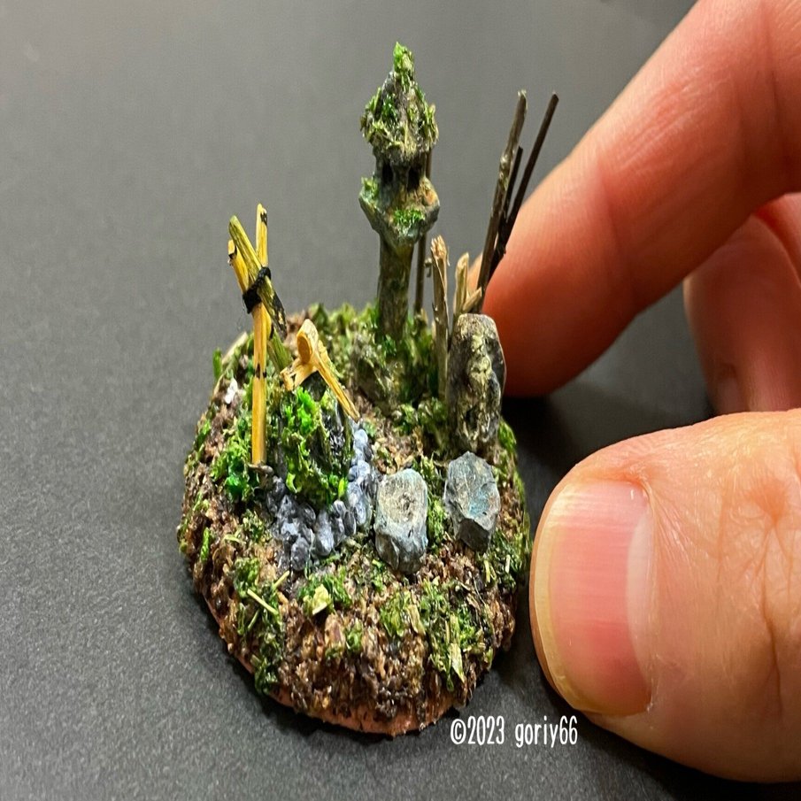 日本庭園　ミニチュア　国産品　手作り 織部灯籠　蹲　オリジナル　筧　セット品 日本庭園 ミニチュア 国産品 手作り 織部灯籠 蹲 オリジナル 筧 セット