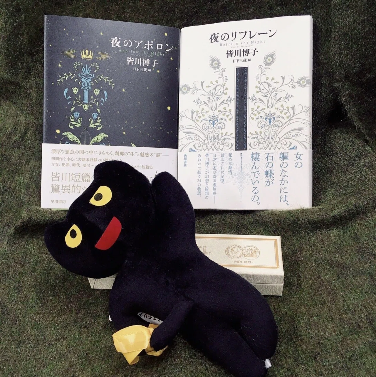 皆川博子インタビュー記念、ミステリ傑作集『夜のアポロン』全収録作 皆川博子インタビュー記念、ミステリ傑作集『夜のアポロン』全収録作