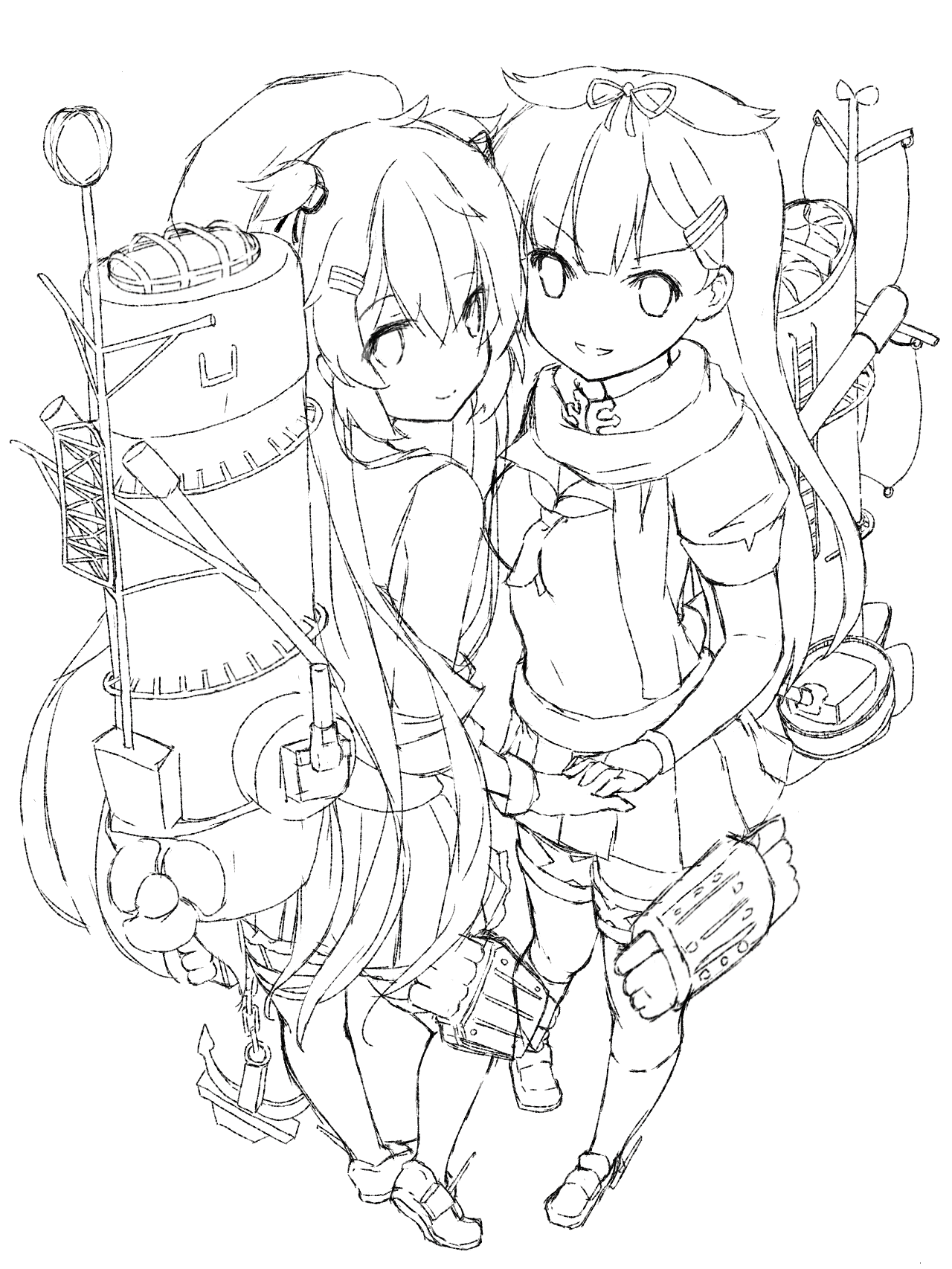 艦これ 線画2 ぽいぽいプリン Note 艦これ 線画2 ぽいぽいプリン Note