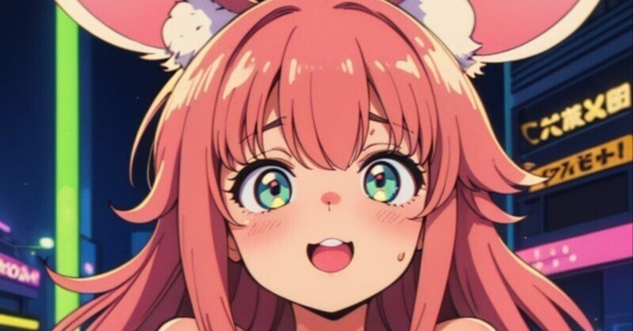 自分用メモ StableDiffusionでうさ耳女子を作る(90年代風の絵柄)｜sayo