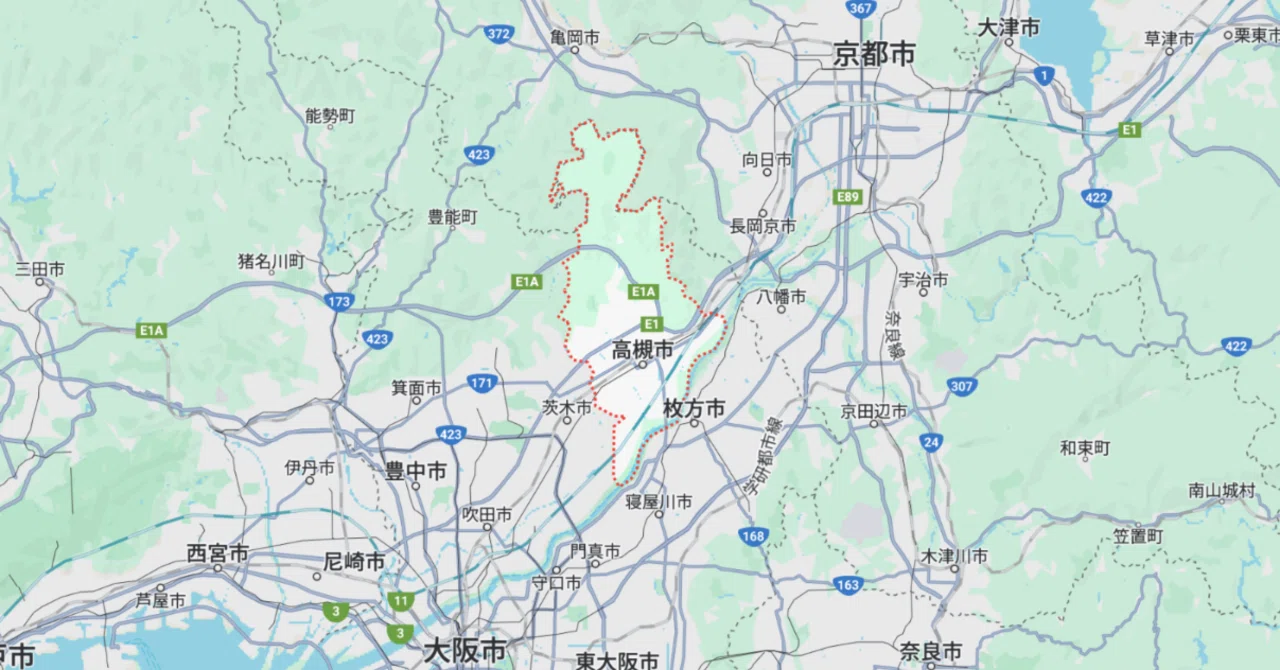 古代の水都、大阪府高槻市。リアルグーグルマップをゆく。|斯波遼三郎