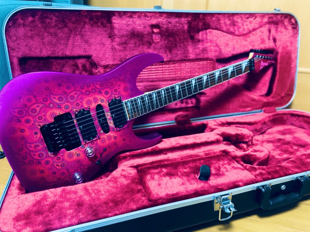 ギター紹介① IbanezRG ペイズリーmod.｜ちゃりだいの徒然日記