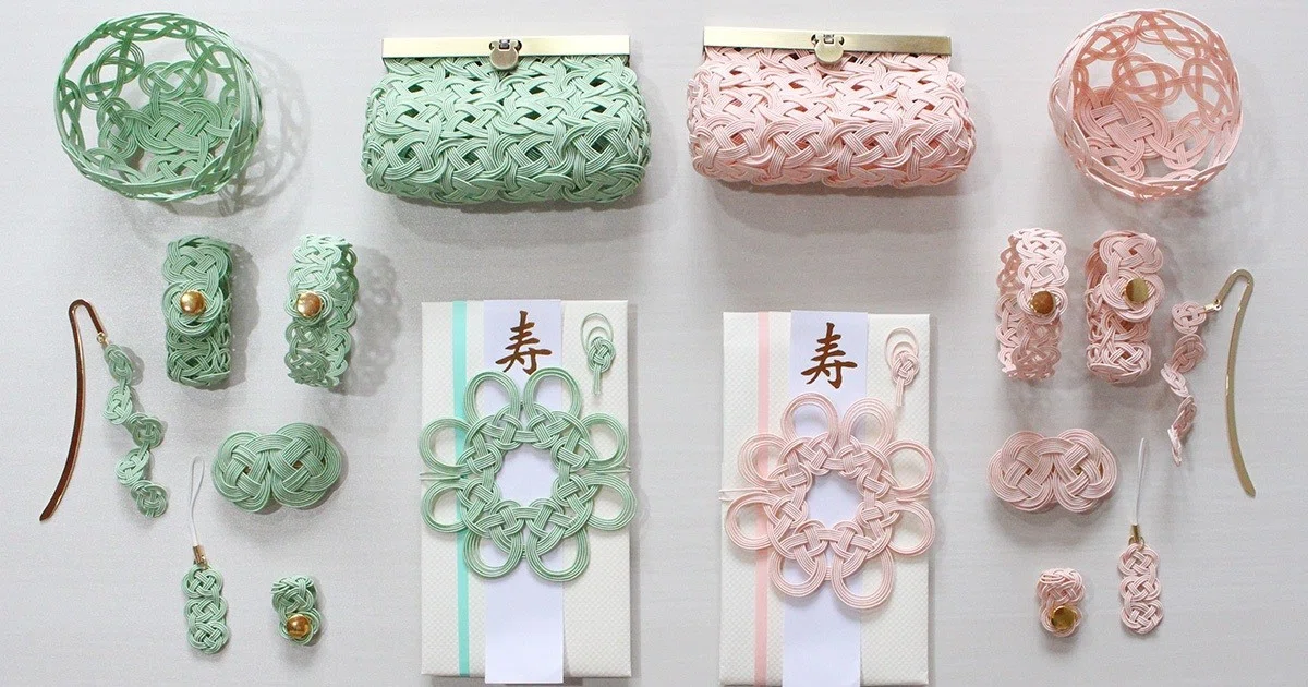 水引オリジナル雑貨『あわじ結びコレクション』ができるまで｜紙単衣