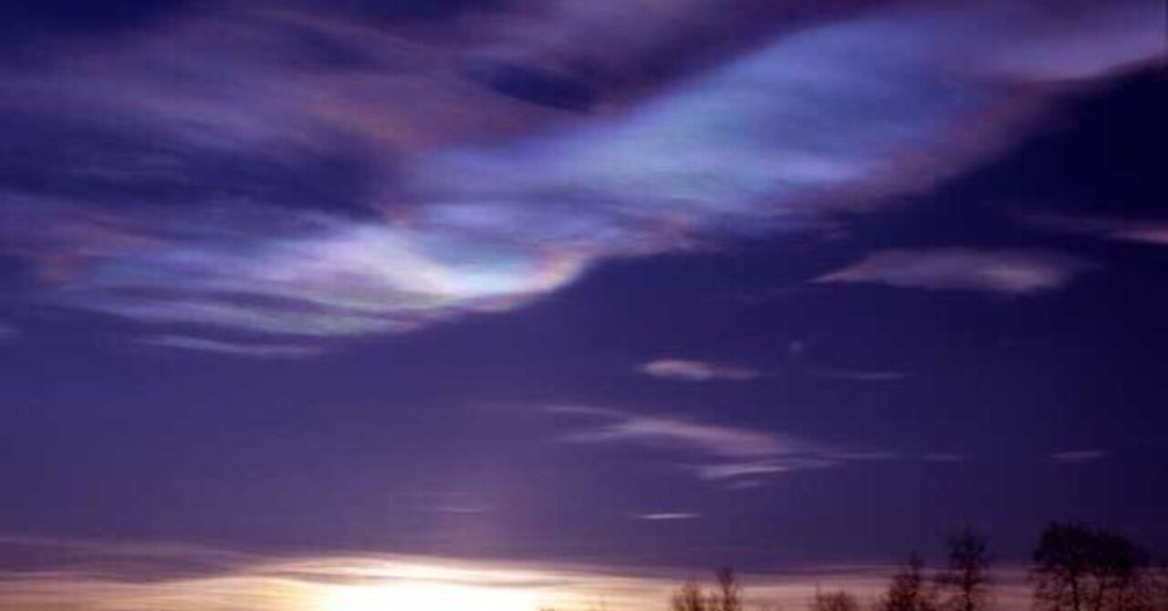 雲の真珠 空の高〜い所に出る真珠母雲が大発生｜shiro