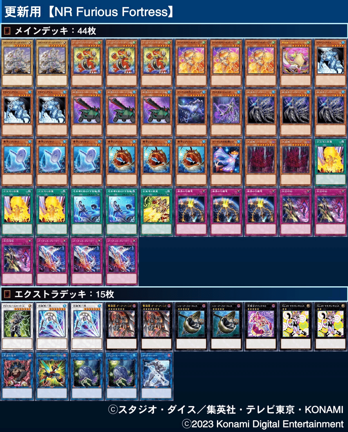 帯衣青蓮 今年のデッキ2023 -NR編-【遊戯王マスターデュエル】｜帯衣青