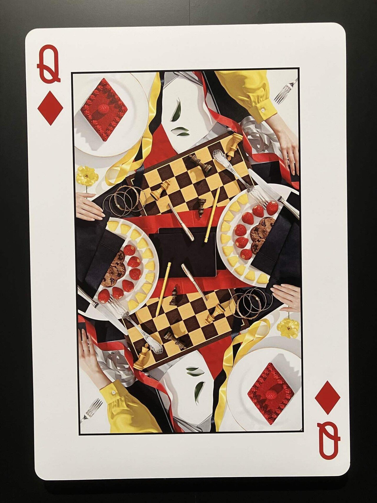 新品 吉田ユニ展「PLAYING CARDS」 トランプ＆アートブック（赤