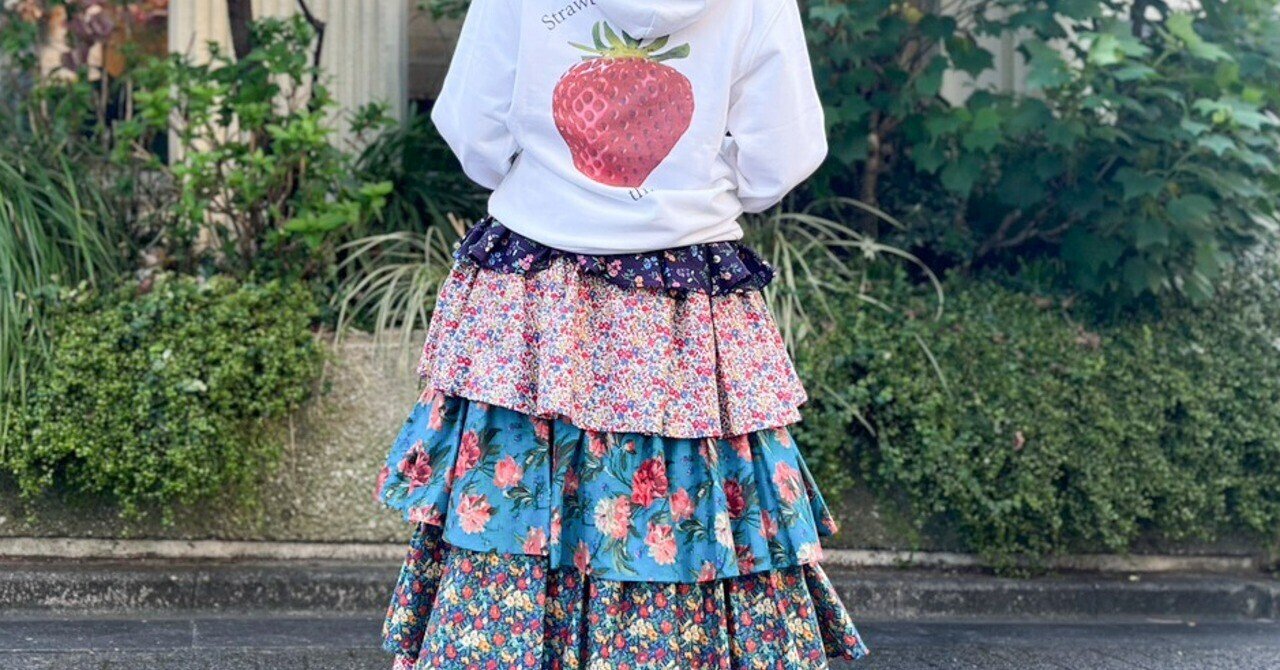 FRILL SKIRT / LIBERTY.|flower&guitar 花とギター FRILL SKIRT / LIBERTY.|flower&guitar 花とギター