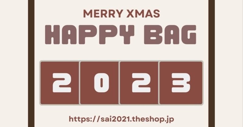 3~4万円以上入って 16500円（税込）！！Xmas Happy Bag！