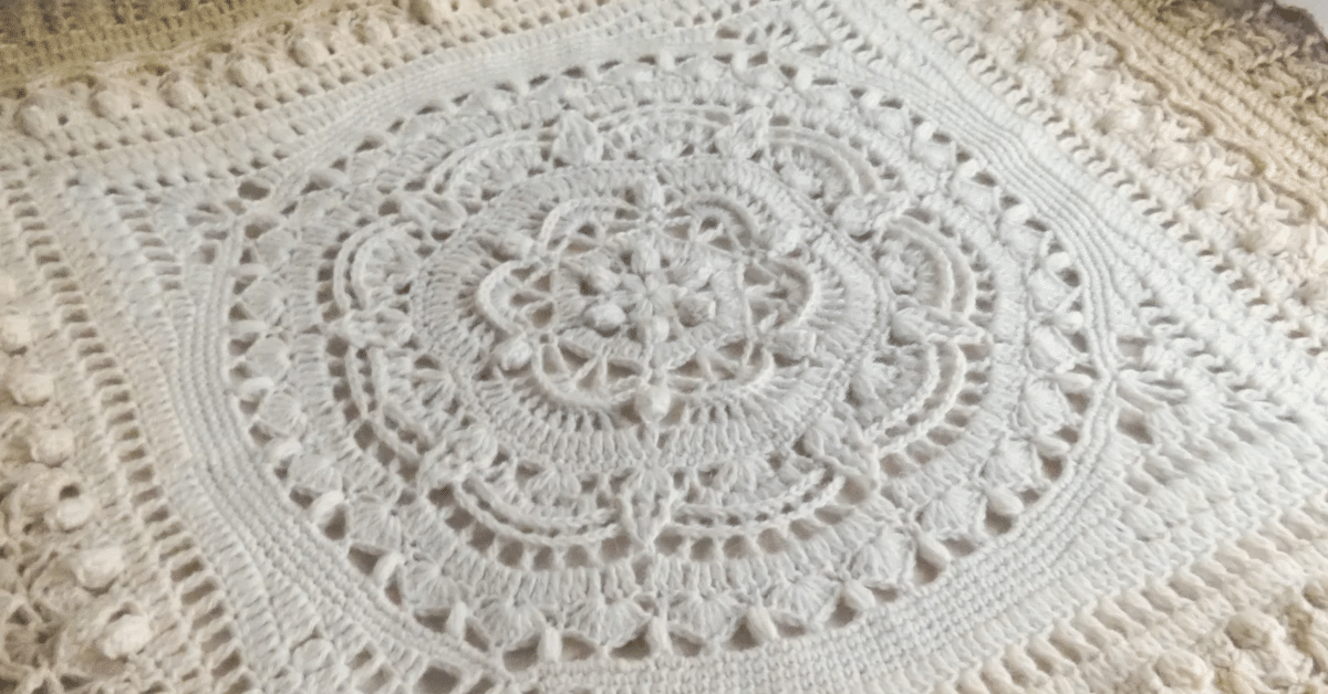 新作ウエア / Pattern Flower Blanket｜笠石あき｜レース編みの Mandala その他