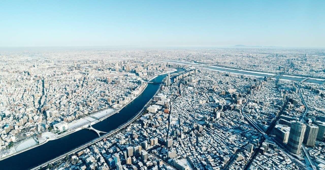 Токио с самолета Токио с самолета