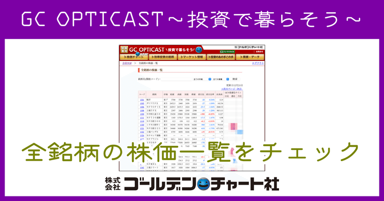 週刊ゴールデンチャート 週刊ゴールデンチャートのご案内｜ゴールデン・チャート社｜note