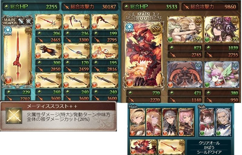 本日のグラブルチャレンジｰバイヴカハ 橘木 Note